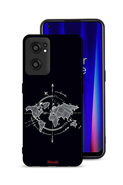 Tolwak غطاء حماية لهاتف OnePlus Nord CE 2 5G برسومات البوصلة