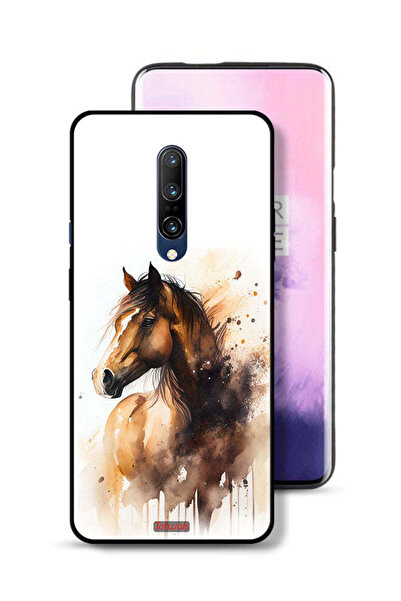 Tolwak غطاء حماية لهاتف OnePlus 7 Pro بتصميم فن تجريدي للخيول