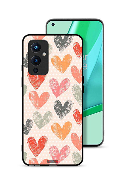 Tolwak غطاء حماية لهاتف OnePlus 9 5G برسومات قلوب فنية
