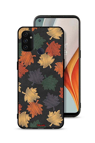 Tolwak غطاء حماية لهاتف OnePlus Nord N100 برسومات أوراق الخريف