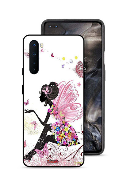 Tolwak غطاء حماية لهاتف OnePlus Nord بتصميم فتاة الفراشة