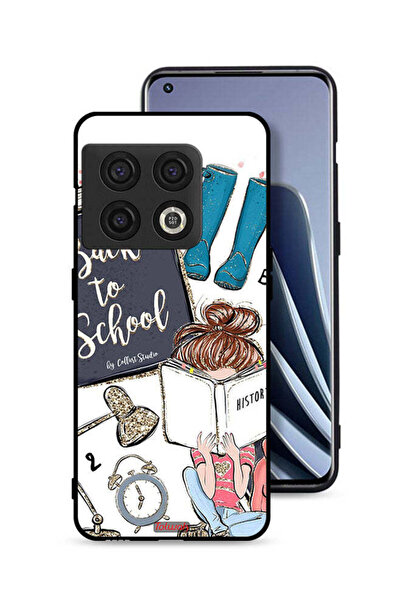 Tolwak غطاء حماية لهاتف OnePlus 10 Pro 5G بطبعة فتاة العودة إلى المدرسة تقرأ ...