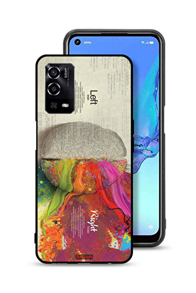 Tolwak غطاء حماية Oppo A55 4G بتصميم تجريدي لعلم الدماغ