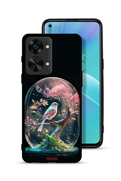Tolwak غطاء حماية لهاتف OnePlus Nord 2T 5G بتصميم Bird In Jarr