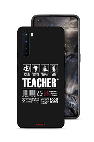 Tolwak غطاء حماية لهاتف OnePlus Nord - ملصق المعلم