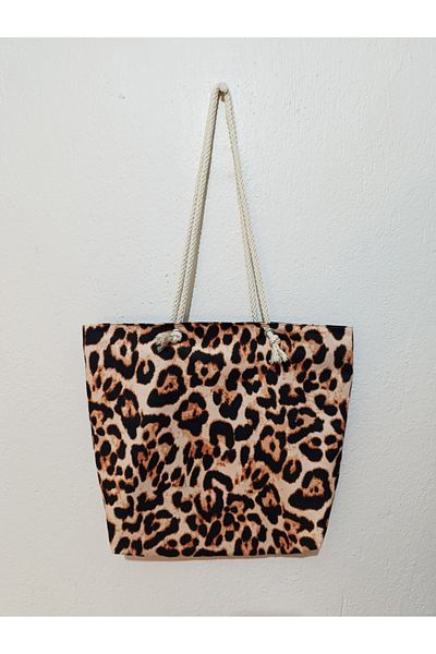 Home Leopard Print Beach Towel and Bag