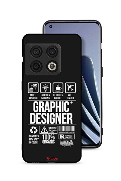 Tolwak غطاء حماية لهاتف OnePlus 10 Pro 5G، ملصق مصمم جرافيكي