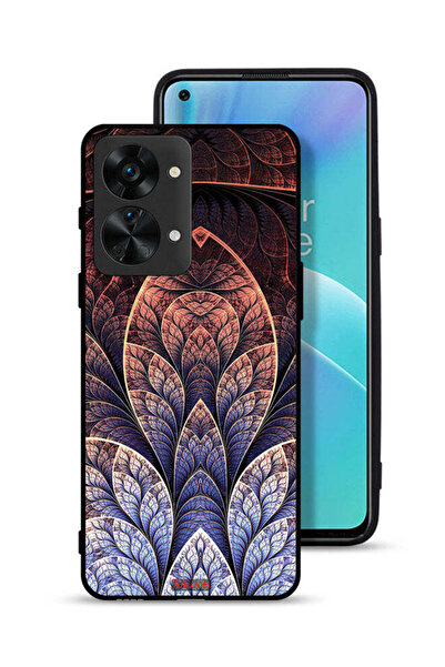 Tolwak غطاء حماية لهاتف OnePlus Nord 2T 5G بتصميم زهور فركتال تجريدي
