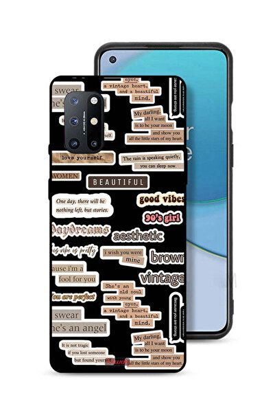 Tolwak غطاء حماية لهاتف OnePlus 8T 5G بملصقات اقتباسات جميلة