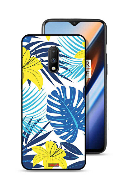 Tolwak غطاء حماية لهاتف OnePlus 7 بتصميم ريش وزهور