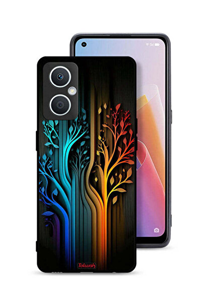 Tolwak غطاء حماية لهاتف Oppo A96 5G (الصين) برسومات أوراق الشجر