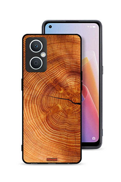 Tolwak غطاء حماية لهاتف Oppo A96 5G (الصين) مصنوع من الخشب المتصدع