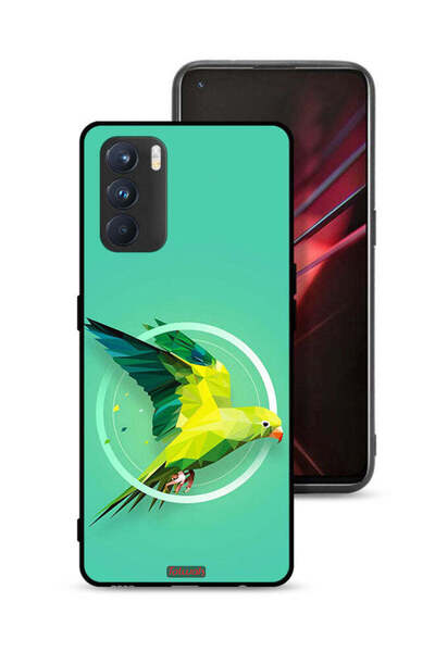 Tolwak غطاء حماية لهاتف Oppo K9 Pro بطبعة فن تجريدي ببغاء