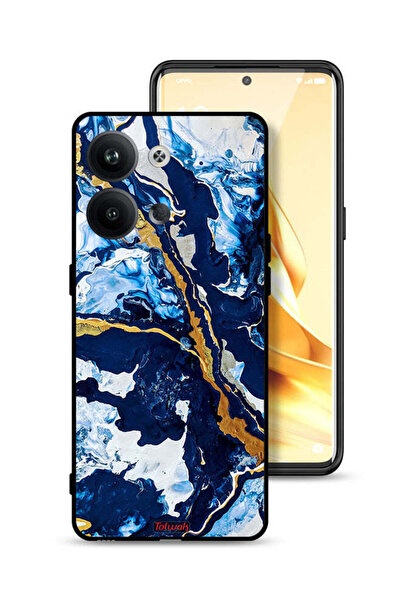 Tolwak غطاء حماية لهاتف Oppo Reno9 5G بنمط فني مزخرف