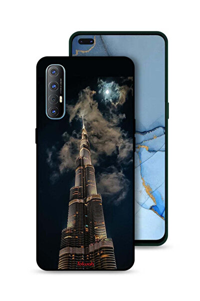 Tolwak Oppo Reno3 Pro 4G Protective Case Cover Burj Khalifa In Night