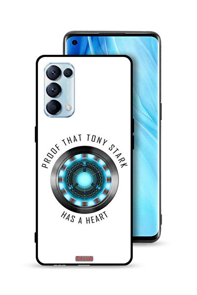 Tolwak غطاء حماية لهاتف Oppo Reno5 Pro 5G دليل على أن توني ستارك لديه قلب