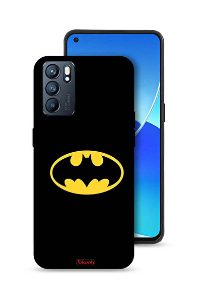 Tolwak غطاء حماية Oppo Reno6 5G بشعار باتمان