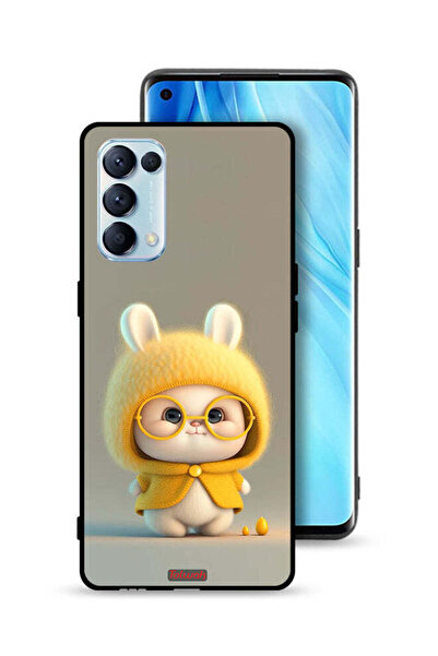 Tolwak غطاء حماية لهاتف Oppo Reno5 Pro 5G - أرنب صغير