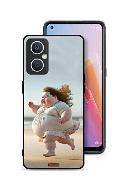 Tolwak غطاء حماية Oppo A96 5G (الصين) - فتاة سمينة تركض