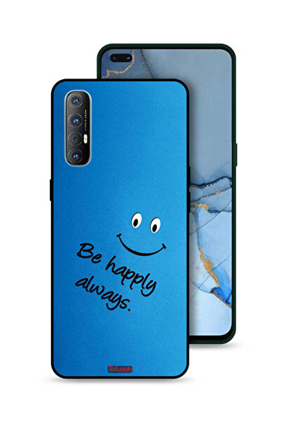Tolwak غطاء حماية لهاتف Oppo Reno3 Pro 4G كن سعيدًا دائمًا