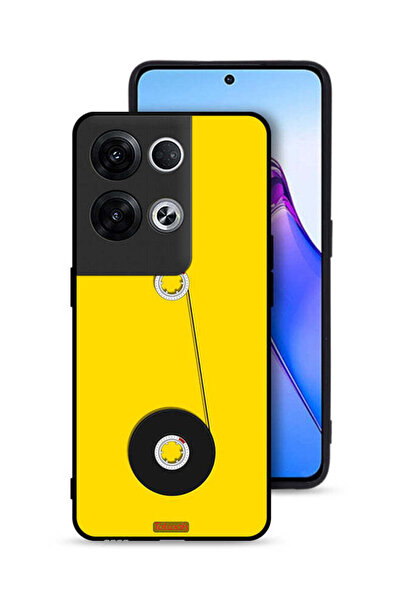 Tolwak غطاء حماية لهاتف Oppo Reno8 Pro Plus 5G - تصميم عجلة الكاسيت