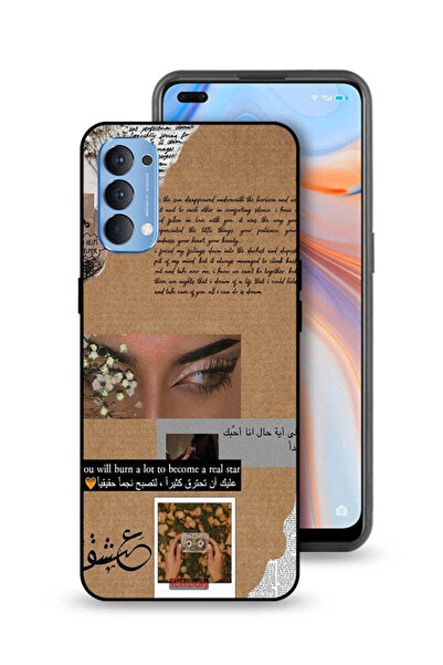 Tolwak Oppo Reno4 4G Protective Case Cover Arabic Quote You Will Burn A Lot T...