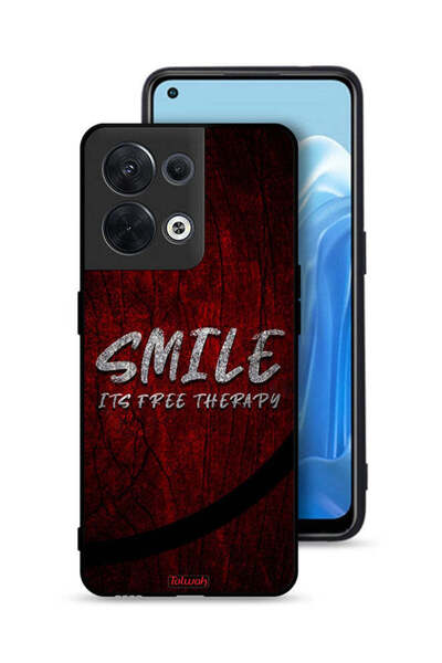 Tolwak Oppo Reno8 5G Protective Case Cover Smile Its Free Therapy