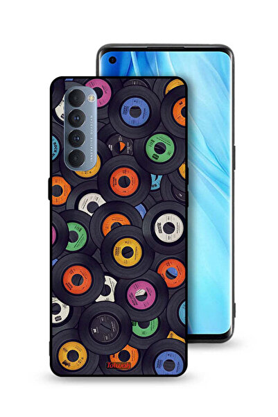 Tolwak غطاء حماية لهاتف Oppo Reno4 Pro 4G بنقشة أقراص مضغوطة
