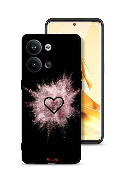 Tolwak غطاء حماية لهاتف Oppo Reno9 Pro 5G بتصميم قلب لامع