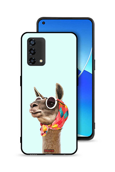 Tolwak غطاء حماية لهاتف Oppo Reno6 Lite بلون جمل أنيق وجذاب