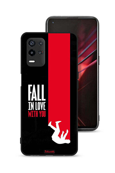 Tolwak Oppo K9x Protective Case Cover Fall In Love With You