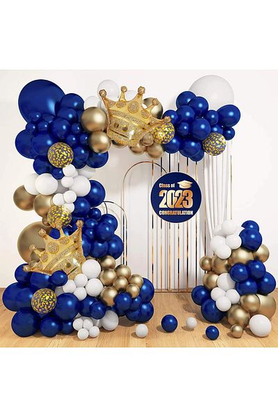 Baloane Vesele Balloons Arcade Birthday, Baptism Boy 145 Pieces ARC98