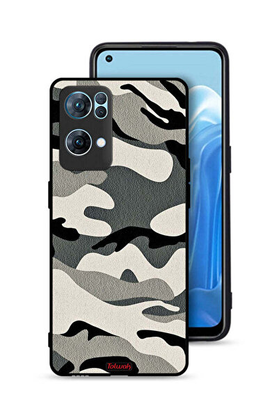 Tolwak غطاء حماية مموه لهاتف Oppo Reno7 Pro 5G