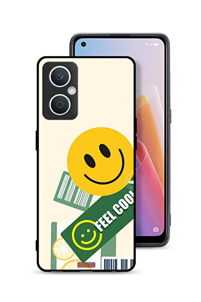 Tolwak جراب حماية لهاتف Oppo A96 5G (الصين) - ملصق Feel Cool