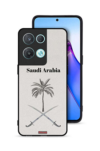 Tolwak غطاء حماية لهاتف أوبو رينو 8 برو 5G - لوحة فنية لعلامة المملكة العربية...