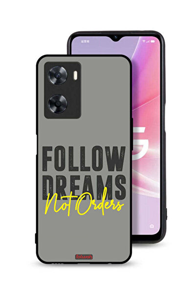 Tolwak غطاء حماية لهاتف Oppo A77s - اتبع الأحلام وليس الأوامر