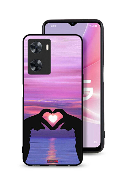 Tolwak غطاء حماية لهاتف Oppo A77s - قلب وقمر