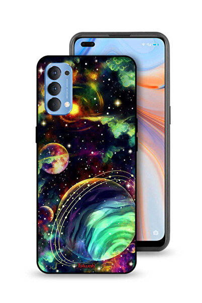 Tolwak غطاء حماية لهاتف Oppo Reno4 4G - كواكب