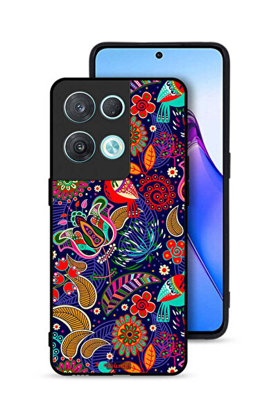 Tolwak غطاء حماية لهاتف Oppo Reno8 Pro 5G بنقشة طيور وزهور