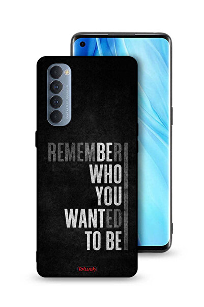 Tolwak غطاء حماية لهاتف Oppo Reno4 Pro 4G تذكر من أردت أن تكون