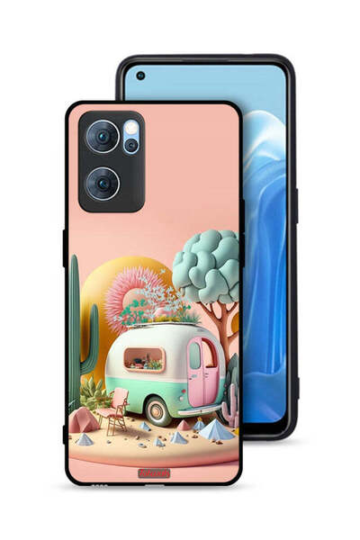 Tolwak غطاء حماية لهاتف Oppo Reno7 5G بتصميم Senercy Art