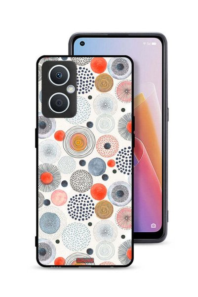Tolwak غطاء حماية لهاتف Oppo A96 5G (الصين) بنقشة زهور قطنية
