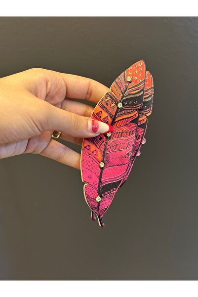 Gönülden Tasarım ACCESORIUM DE CUSUT ARMĂ DE FRUNZE CU MODEL ETNIC 3 DIMENSIU...