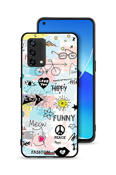 Tolwak غطاء حماية لهاتف Oppo Reno6 Lite - أحبك - علامات