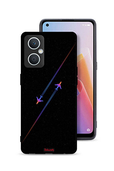 Tolwak غطاء حماية لهاتف Oppo A96 5G (الصين) بتصميم فن الطائرات