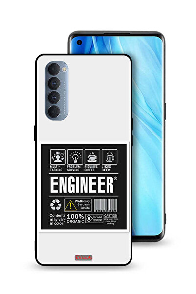 Tolwak غطاء حماية لهاتف Oppo Reno4 Pro 4G - ملصق مهندس