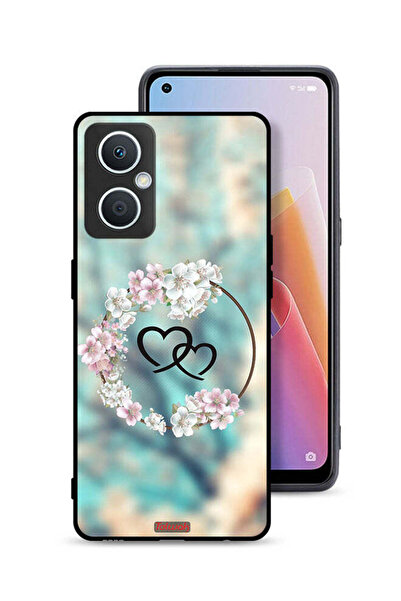 Tolwak جراب حماية لهاتف Oppo A96 5G (الصين) بتصميم قلوب في خاتم فني