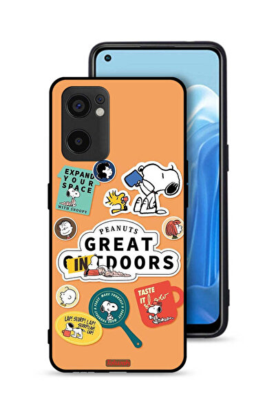 Tolwak غطاء حماية لهاتف Oppo Reno7 SE 5G بملصقات الفول السوداني