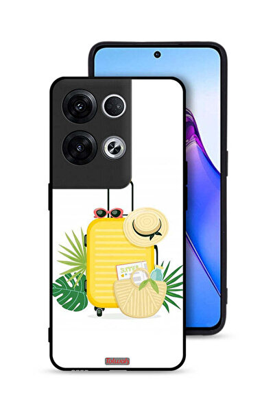 Tolwak غطاء حماية لهاتف Oppo Reno8 Pro Plus 5G بفن رقمي صيفي