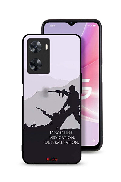Tolwak غطاء حماية لهاتف Oppo A57s بتصميم "الانضباط والتفاني والتصميم"